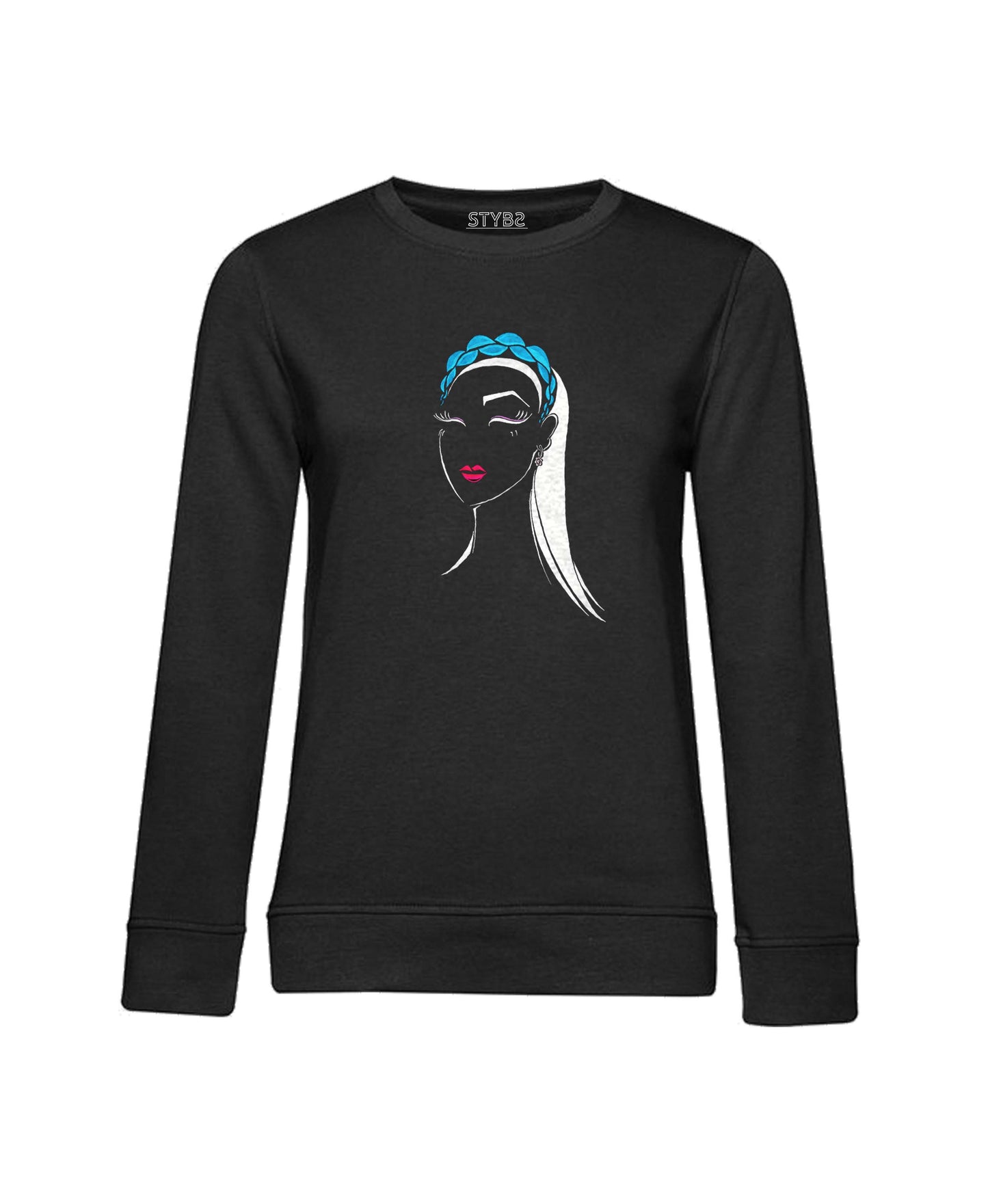 35 | Blue headband print