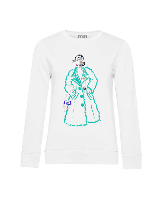 51 | Turquoise Teddy coat print