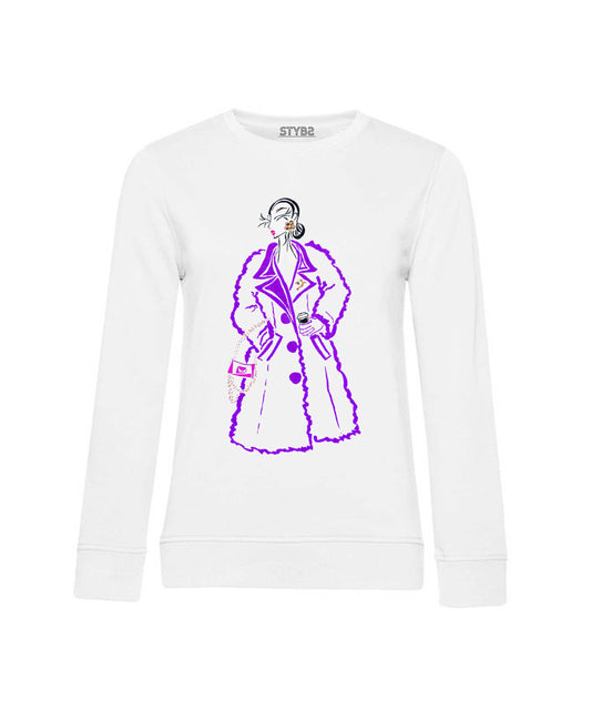 54 | Purple Teddy coat print